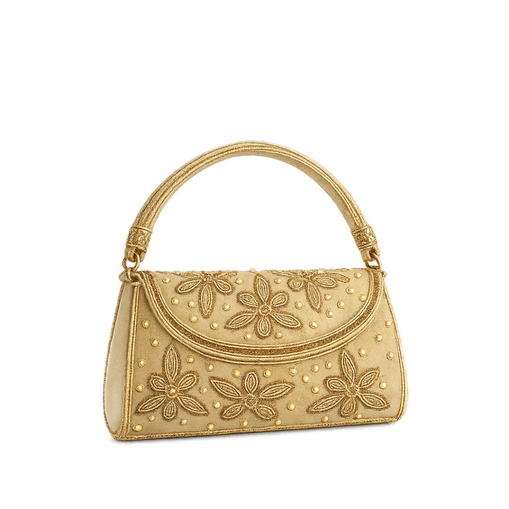 The Floral Embroidered Clutch